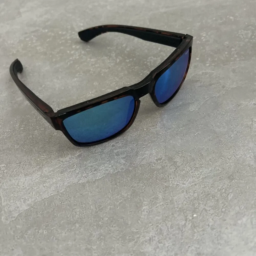 Bomber Smart-Bomb Sunglasses Ice Blue Mirror Polarized Lens Used unisex